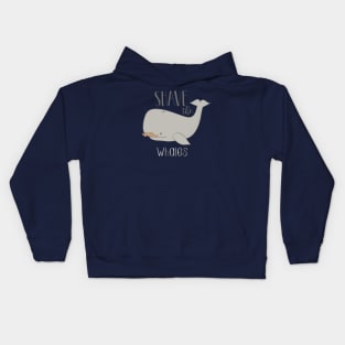 Shave The Whales Kids Hoodie